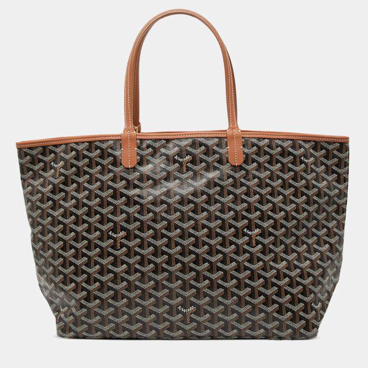 Pre Owned Goyard Black Goyardine Saint Louis PM
