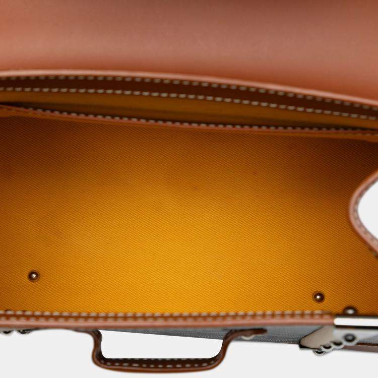 مملوكة مسبقًا Goyard Black Goyardine Saigon Structured PM