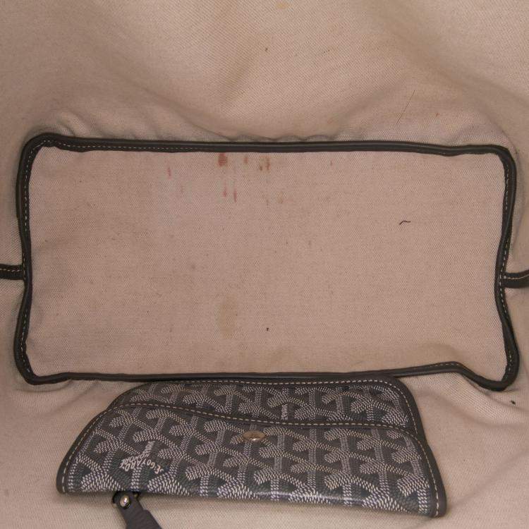 مملوكة مسبقًا Goyard Grey Goyardine Saint Louis PM