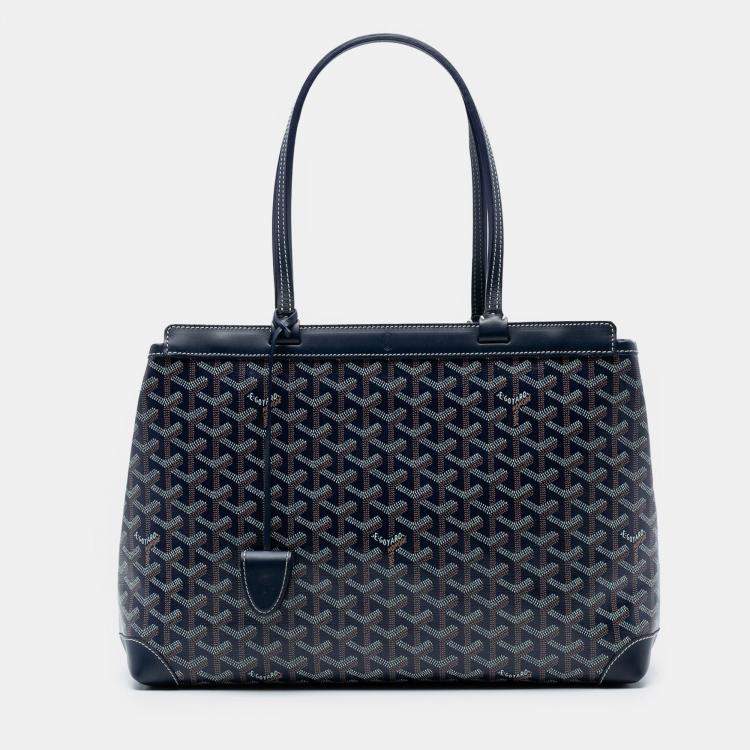 مملوكة مسبقًا Goyard Blue Goyardine Bellechasse PM