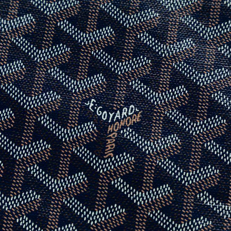 مملوكة مسبقًا Goyard Blue Goyardine Bellechasse PM
