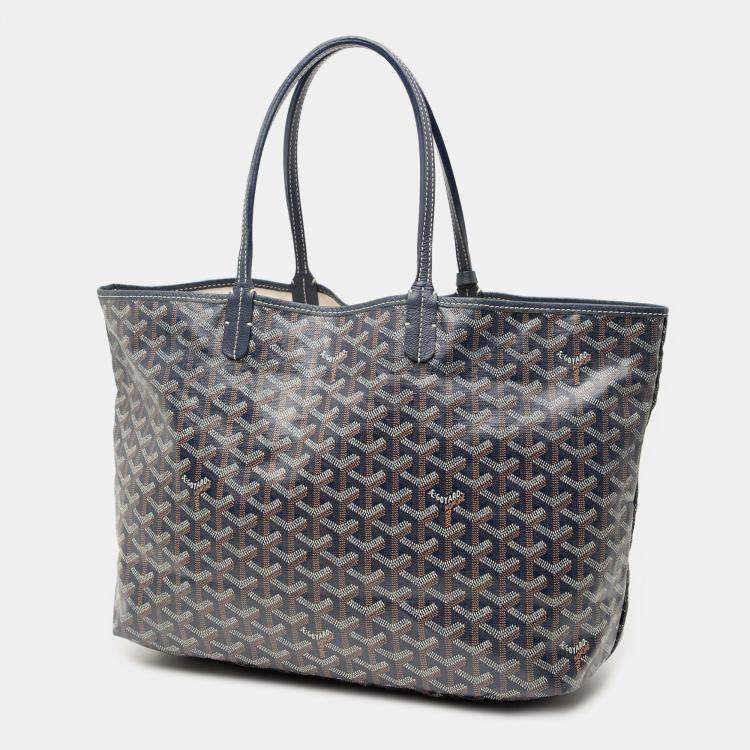 Pre Owned Goyard Grey Goyardine Saint Louis PM