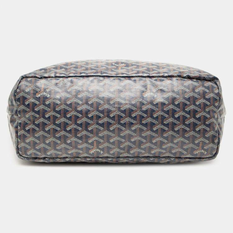 Pre Owned Goyard Grey Goyardine Saint Louis PM