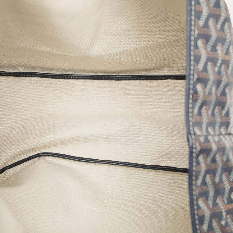 Pre Owned Goyard Grey Goyardine Saint Louis PM