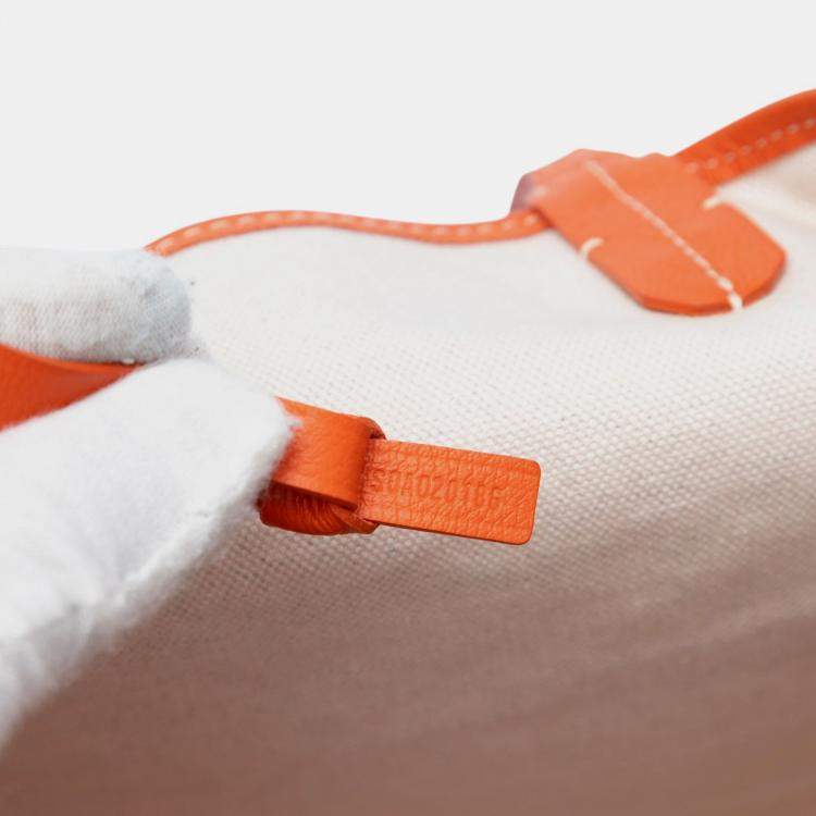 Pre Owned Goyard Orange Goyardine Saint Louis PM