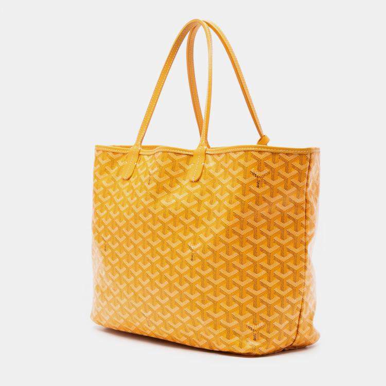 Pre Owned Goyard Yellow Goyard Goyardine Saint Louis PM