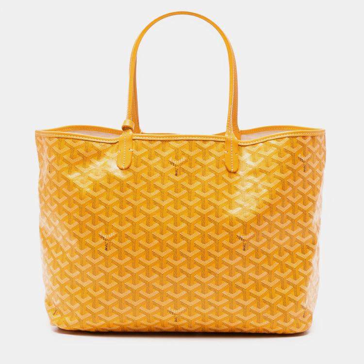Pre Owned Goyard Yellow Goyard Goyardine Saint Louis PM