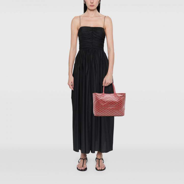 مملوكة مسبقًا Goyard Red Goyardine Saint Louis PM