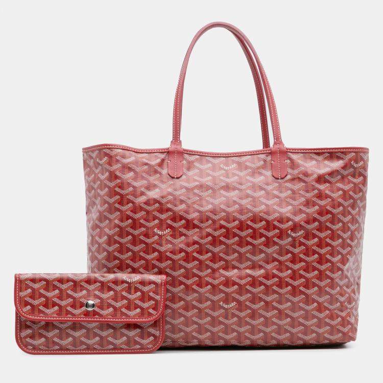 مملوكة مسبقًا Goyard Red Goyardine Saint Louis PM