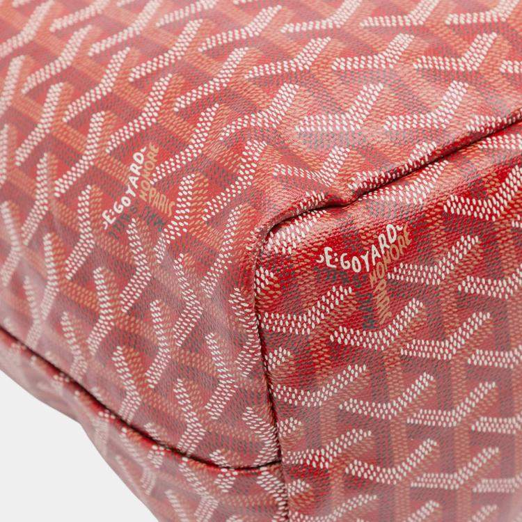 مملوكة مسبقًا Goyard Red Goyardine Saint Louis PM