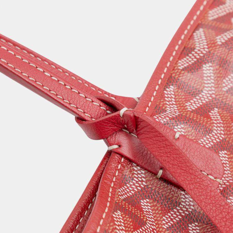 مملوكة مسبقًا Goyard Red Goyardine Saint Louis PM