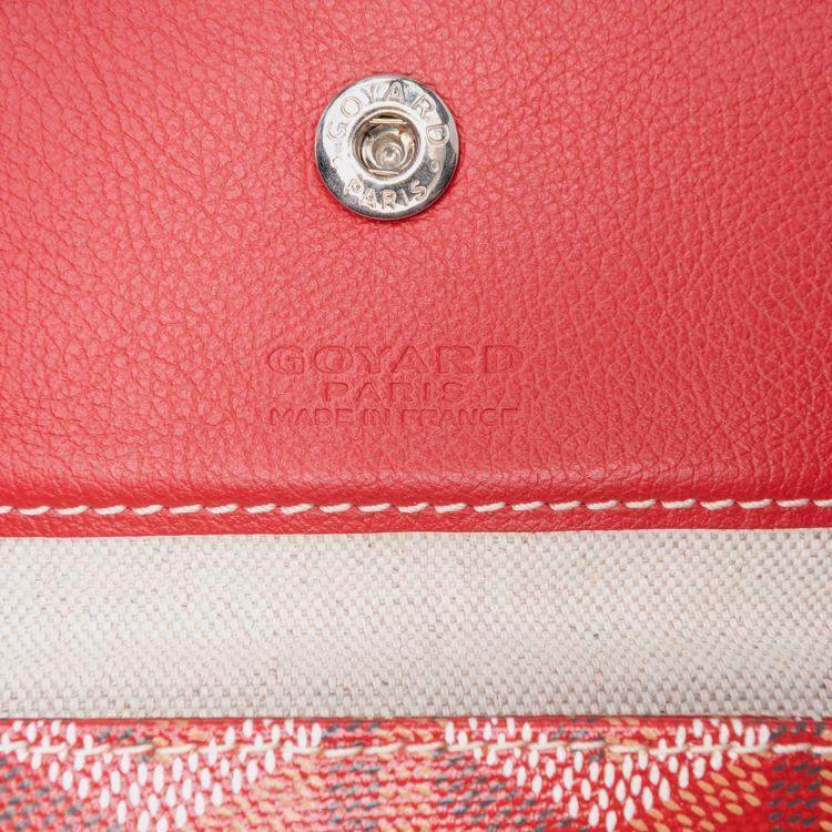 مملوكة مسبقًا Goyard Red Goyardine Saint Louis PM