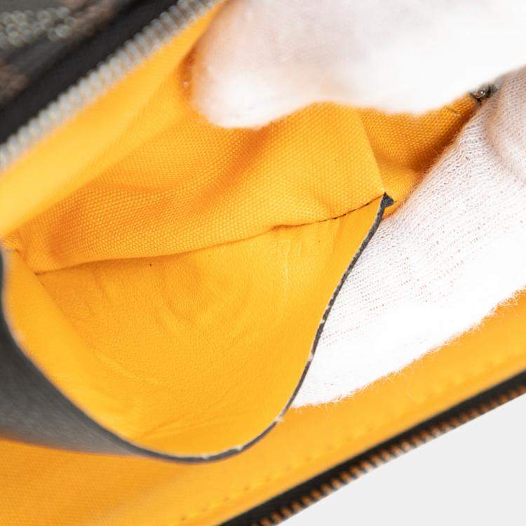 Pre Owned Goyard Black Goyardine Senat MM