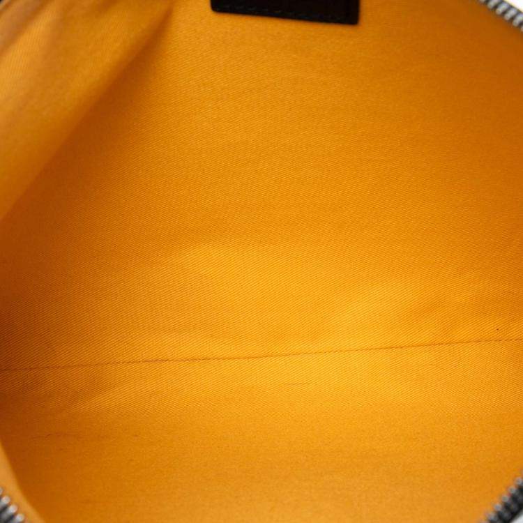 Pre Owned Goyard Black Goyardine Senat MM