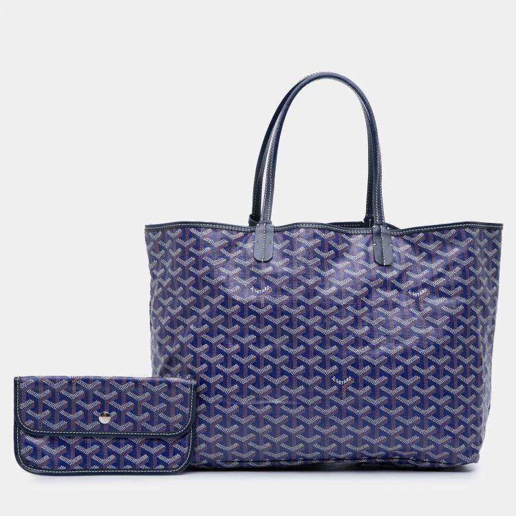 مملوكة مسبقًا Goyard Blue Goyardine Saint Louis PM