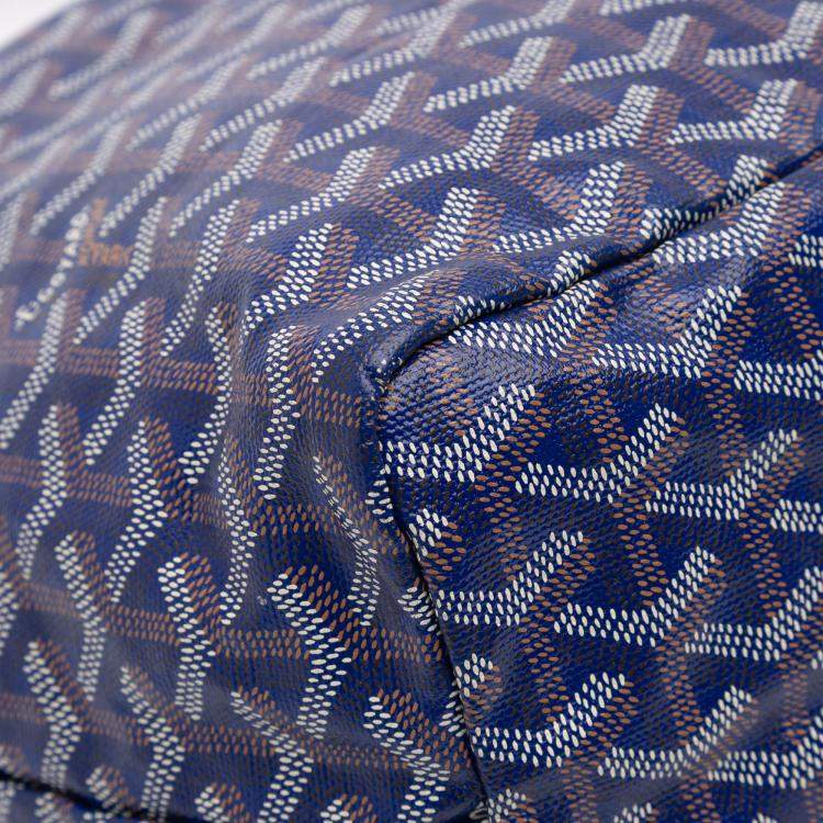 مملوكة مسبقًا Goyard Blue Goyardine Saint Louis PM