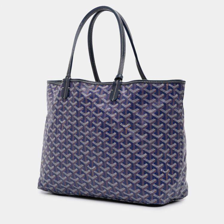 مملوكة مسبقًا Goyard Blue Goyardine Saint Louis PM