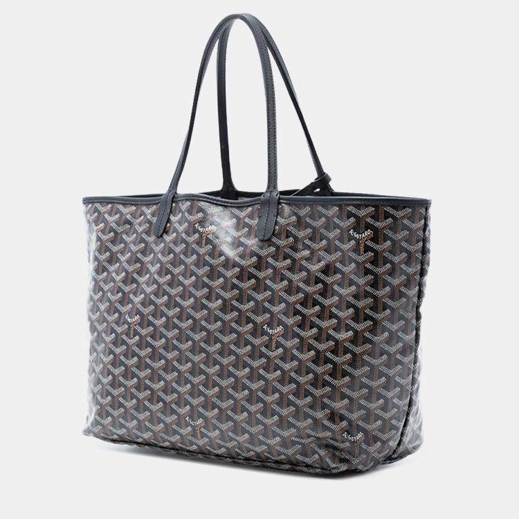 Pre Owned Goyard Black Goyardine Saint Louis PM