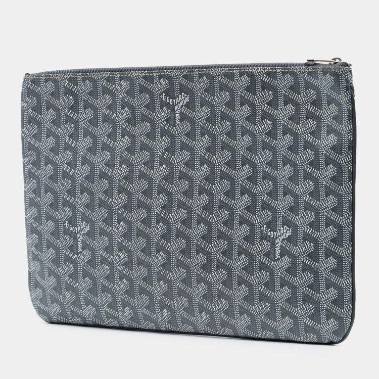 Pre Owned Goyardine Senat Women Coated Canvas Bag MM