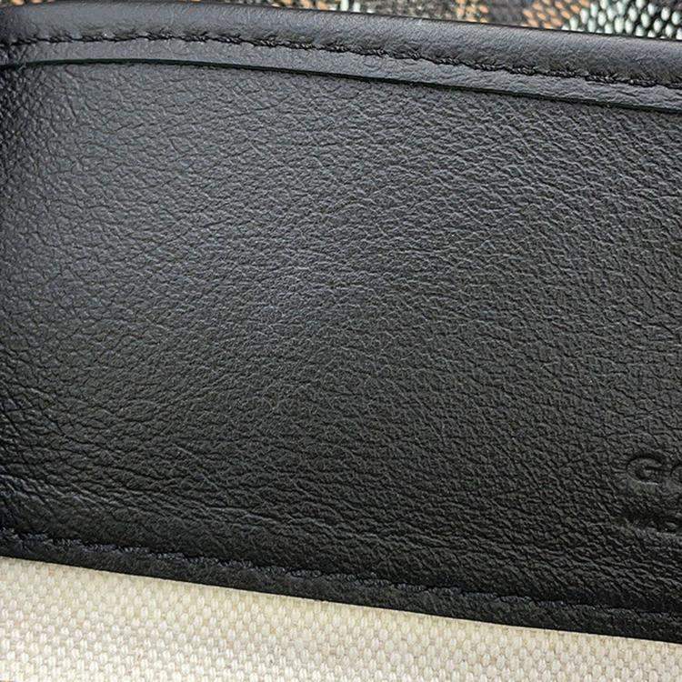 Pre Owned Goyard Saint Louis Black Pvc Leather Size Pm