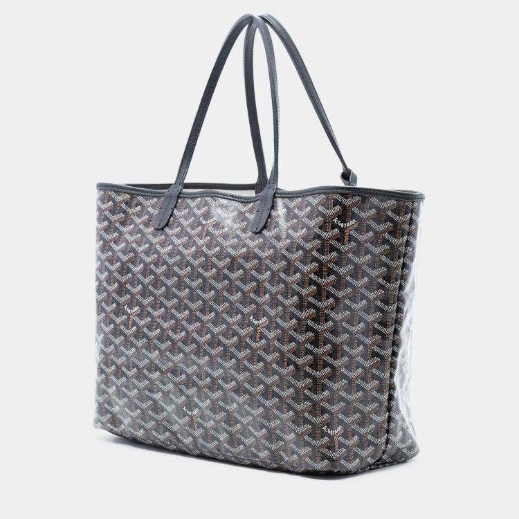 Pre Owned Goyard Black Goyardine Saint Louis PM