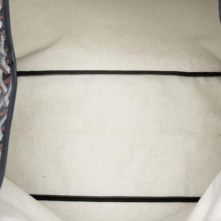 Pre Owned Goyard Black Goyardine Saint Louis GM