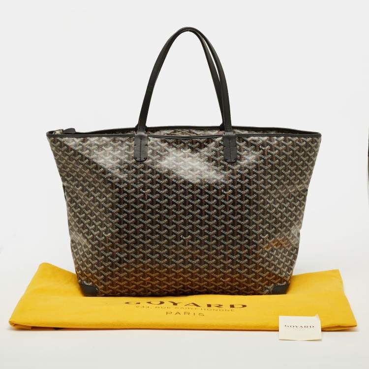 Pre Owned حقيبة يد توتس جويارد ارتويس بحرية زرقاء وسطى كانفاس مقوى وجلد