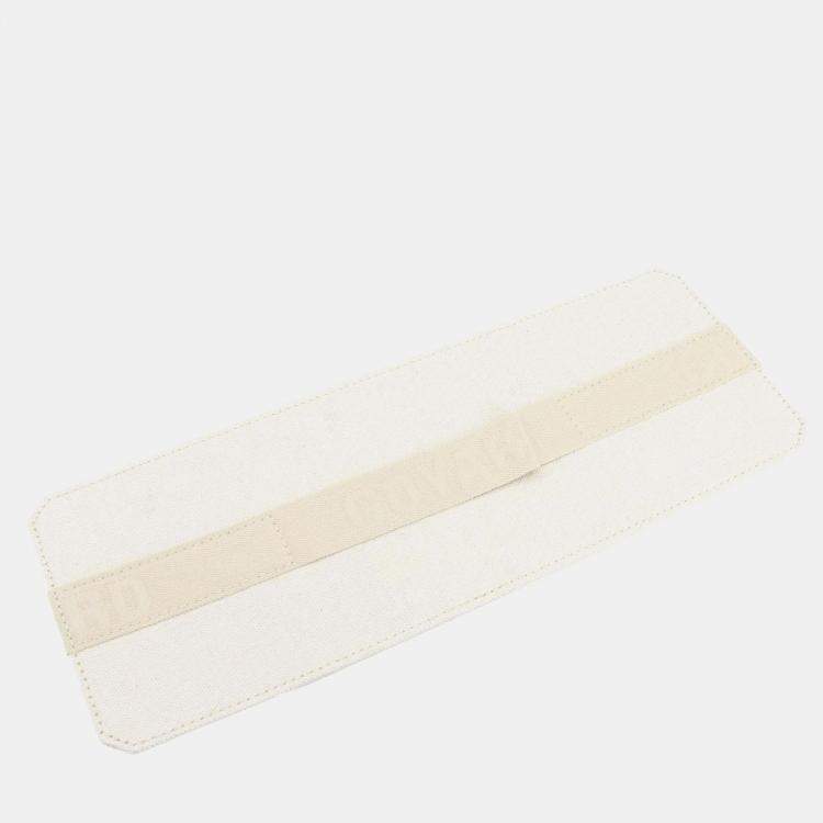 مملوكة مسبقًا Goyard Capetien Mm Shoulder Bag In Pvc And Leather Gray Herringbone