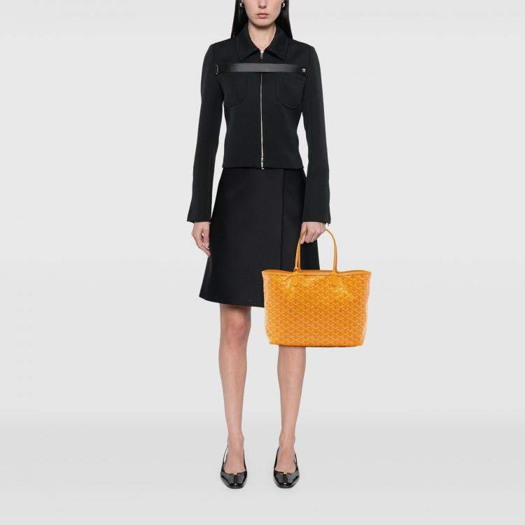 Pre Owned Goyard Yellow Goyardine Saint Louis PM