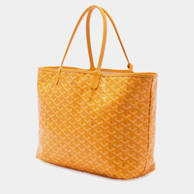 Pre Owned Goyard Yellow Goyardine Saint Louis PM