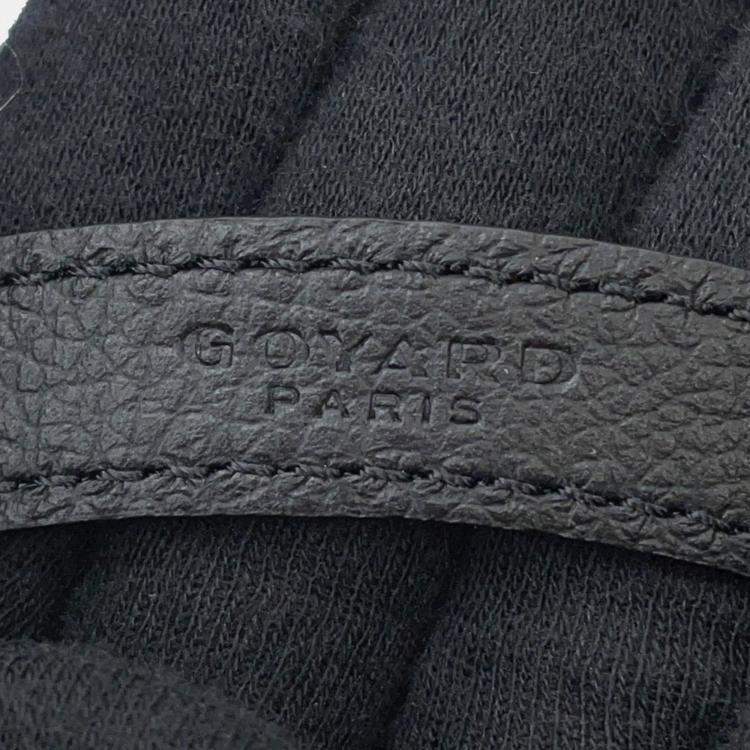 Pre Owned Goyard Pet Carrier Bag Cyan Green Black