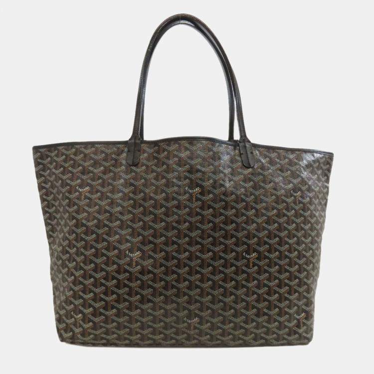 Pre Owned Goyard Saint Louis Gm Tote Bag In Coated Canvas