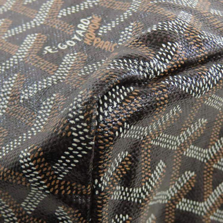 Pre Owned Goyard Saint Louis Gm Tote Bag In Coated Canvas