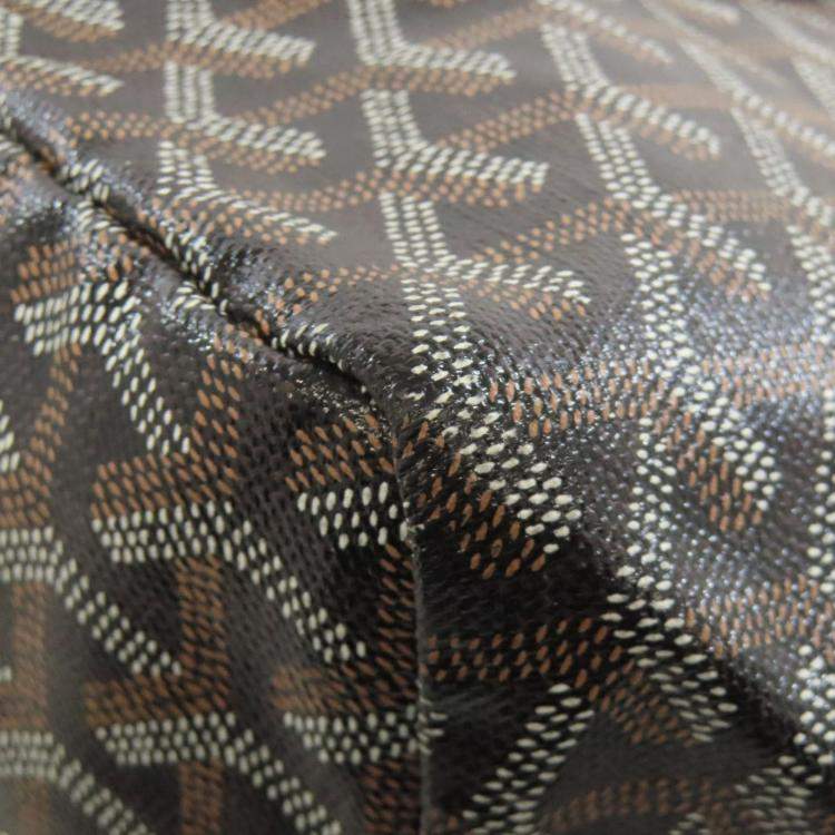 Pre Owned Goyard Saint Louis Gm Tote Bag In Coated Canvas