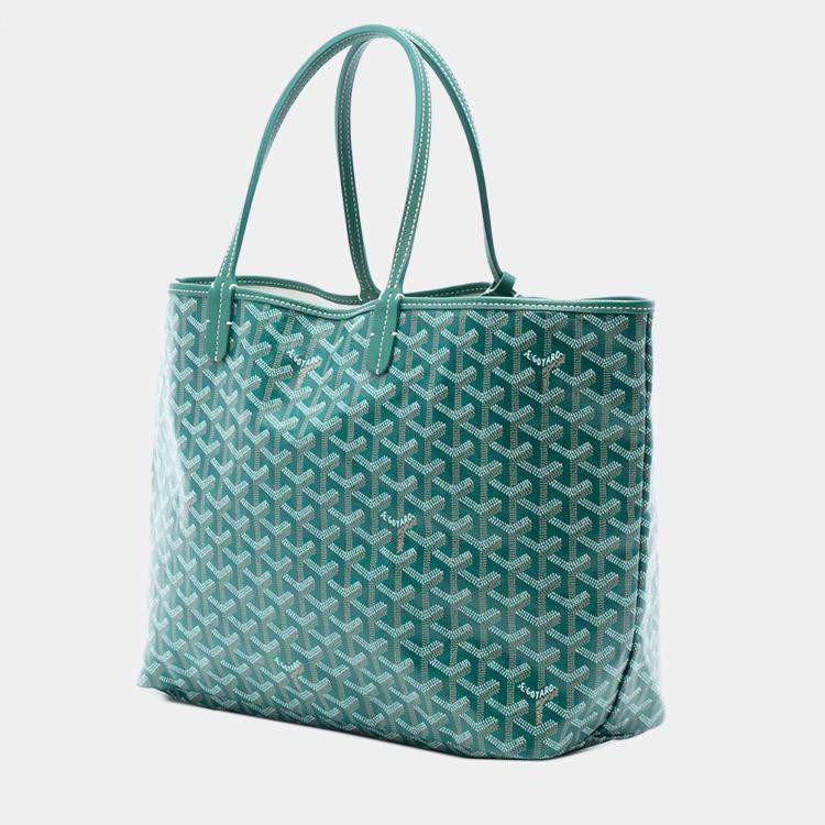 Pre Owned Goyard Green Goyardine Saint Louis PM
