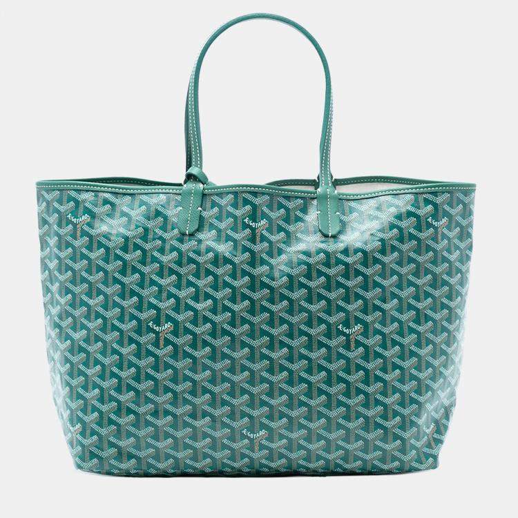 Pre Owned Goyard Green Goyardine Saint Louis PM