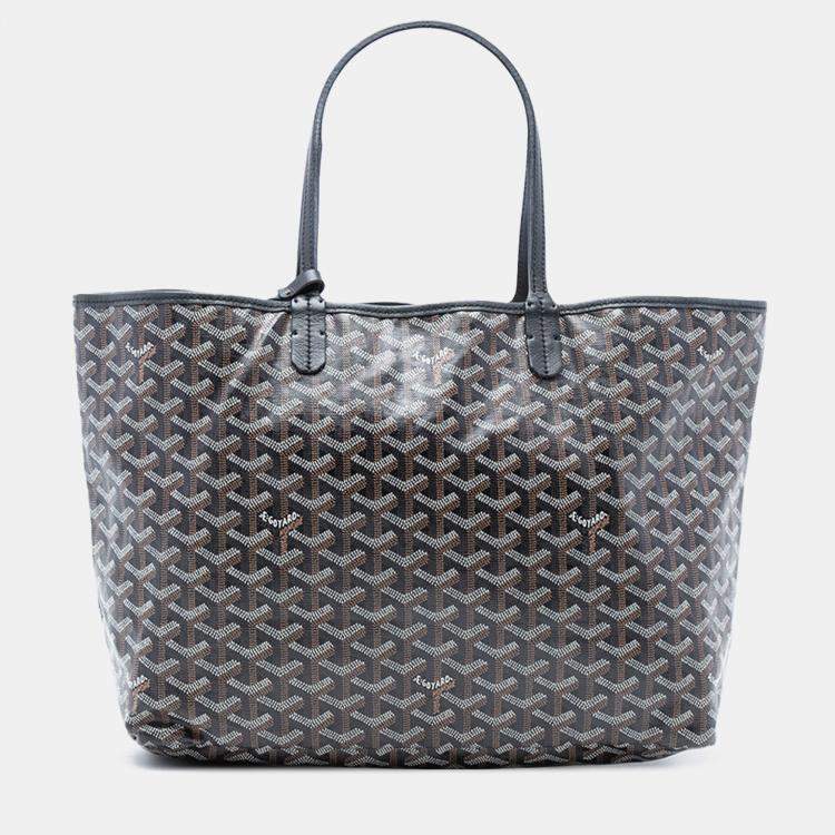 Pre Owned Goyard Black Goyardine Saint Louis PM