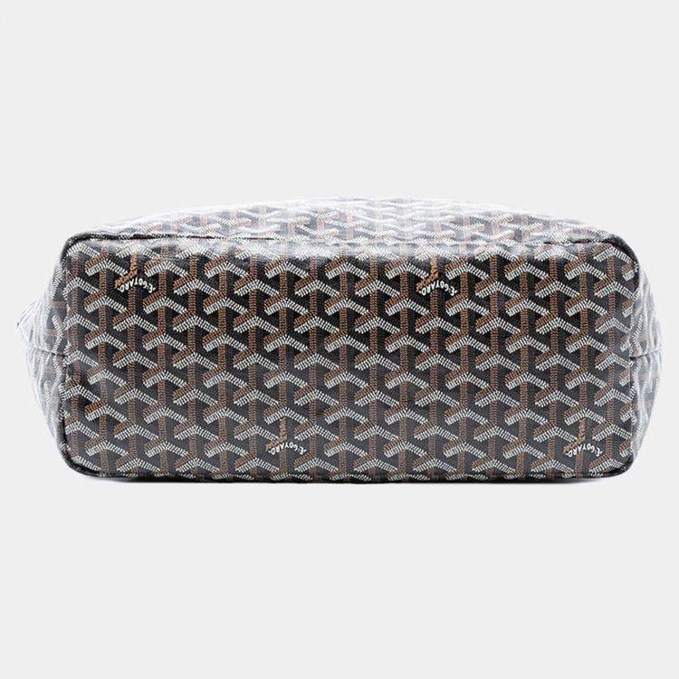 Pre Owned Goyard Black Goyardine Saint Louis PM