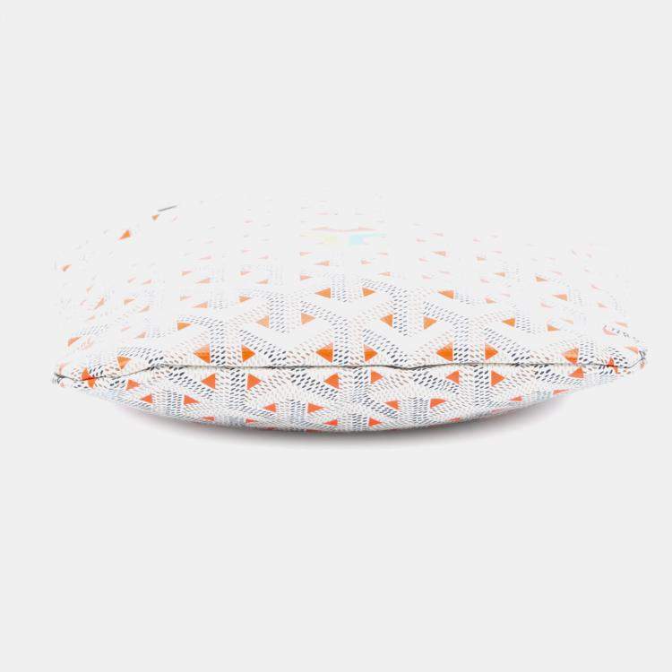 Pre Owned Goyard White Goyardine Poitiers Claire Voie