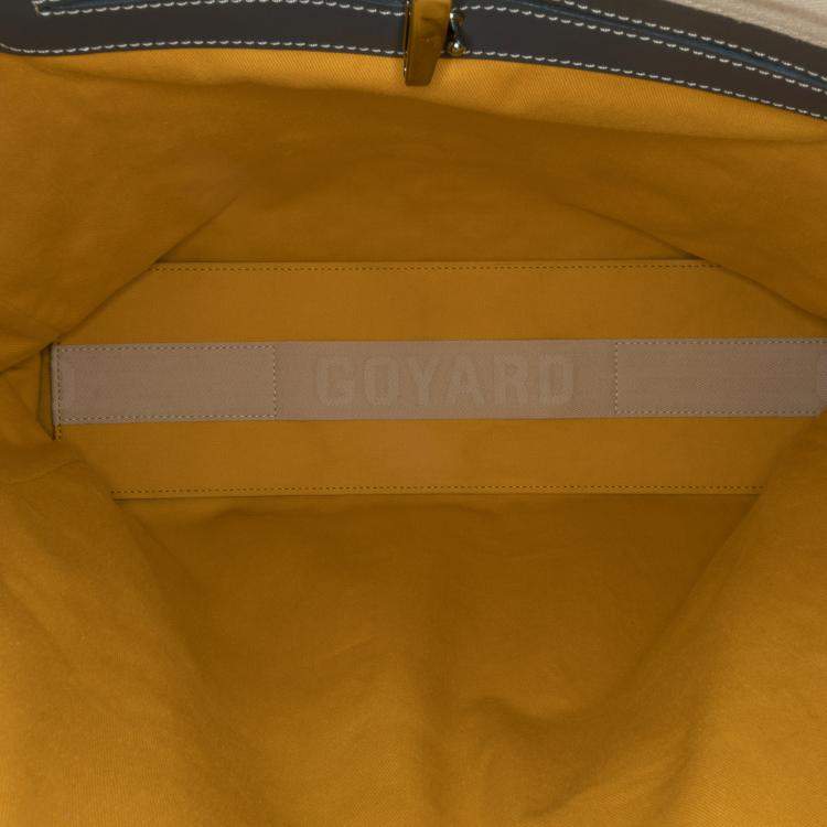 Pre Owned Goyard Goyardine Voltaire Coated Canvas Bag