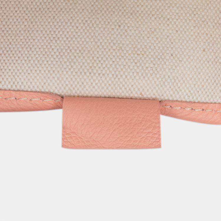 Pre Owned Goyard Pink Goyardine Poitiers Claire Voie