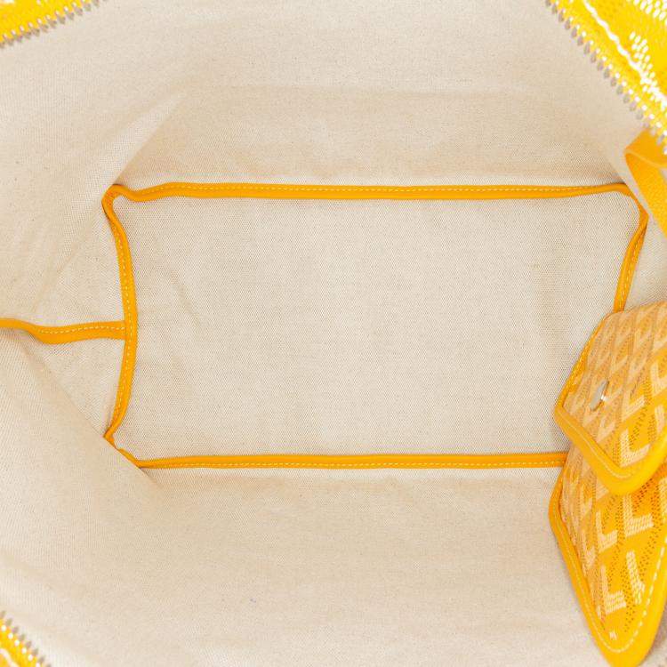 مملوكة مسبقًا Goyard Yellow Goyardine Boheme Hobo