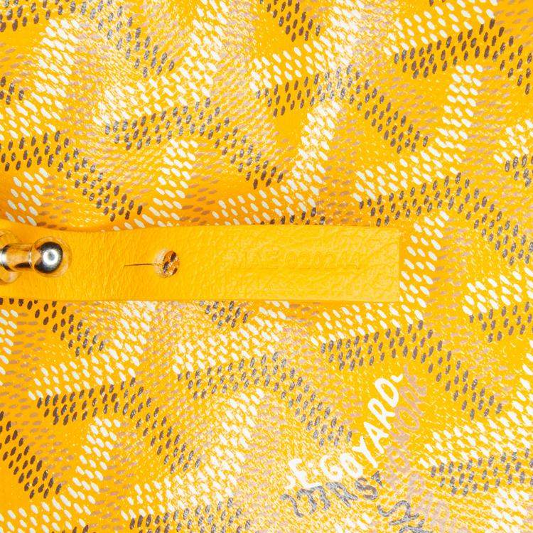 مملوكة مسبقًا Goyard Yellow Goyardine Boheme Hobo