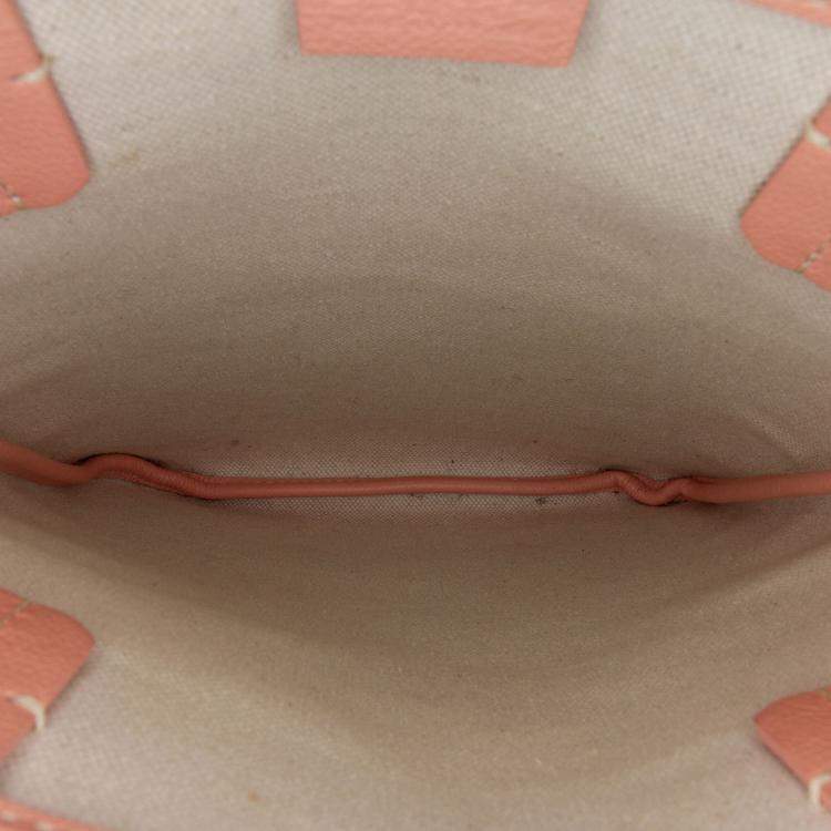 Pre Owned Goyard Pink Goyardine Poitiers Claire Voie