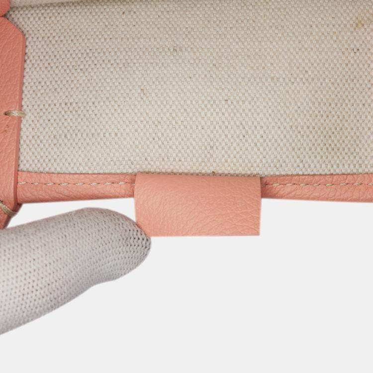 Pre Owned Goyard Pink Goyardine Poitiers Claire Voie