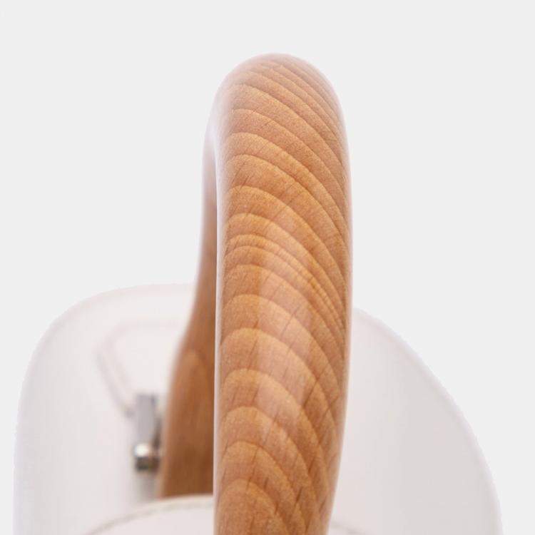 Pre Owned Goyard White Mini Goyardine Saigon Souple