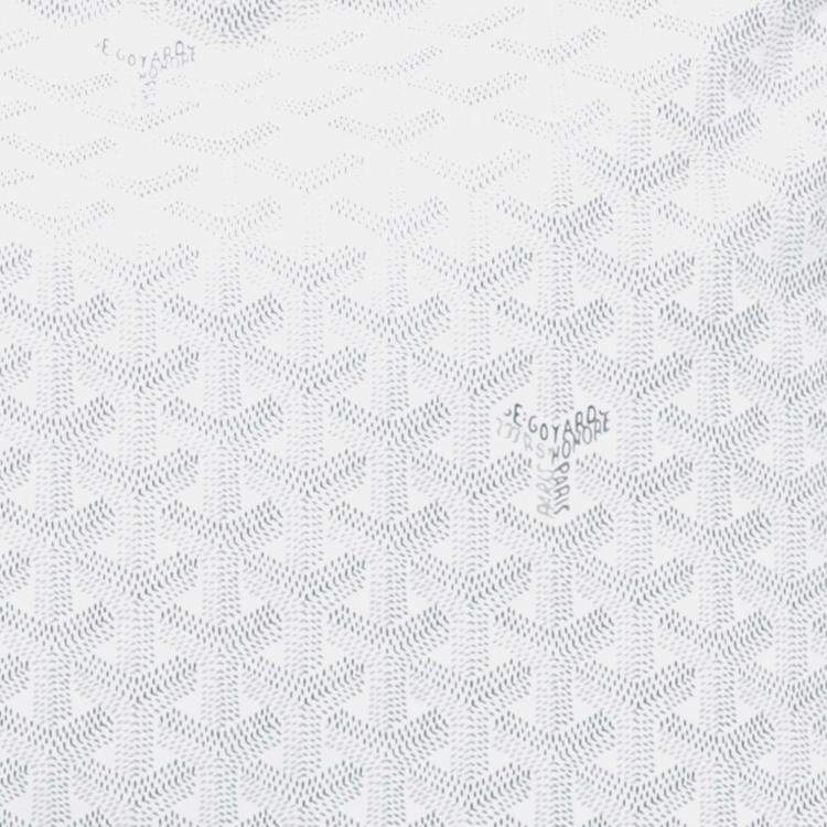 مملوكة مسبقًا Goyard White Goyardine Boheme Hobo