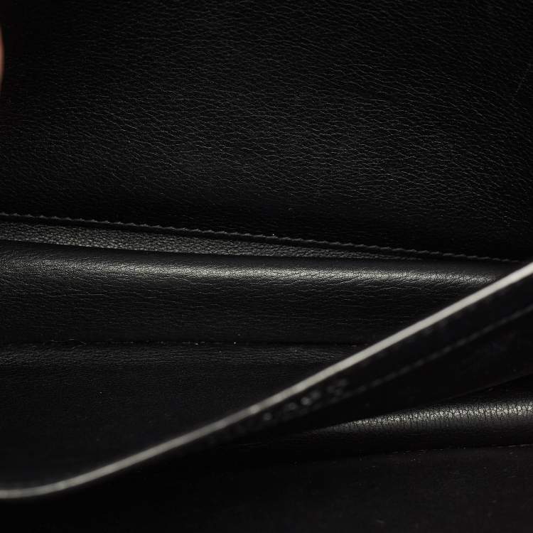 Pre Owned Goyard 233 Black Goyardine Canvas Shoulder Bag