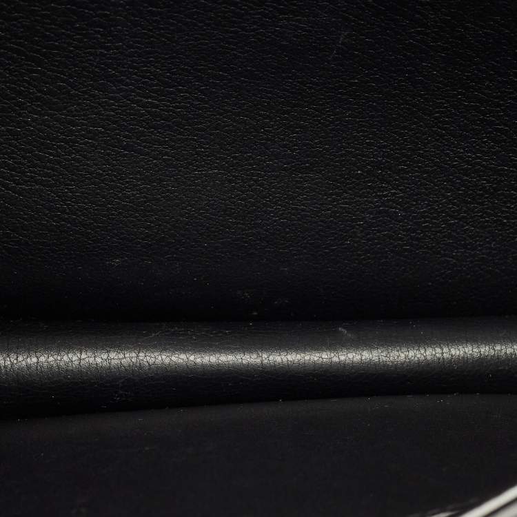 Pre Owned Goyard 233 Black Goyardine Canvas Shoulder Bag