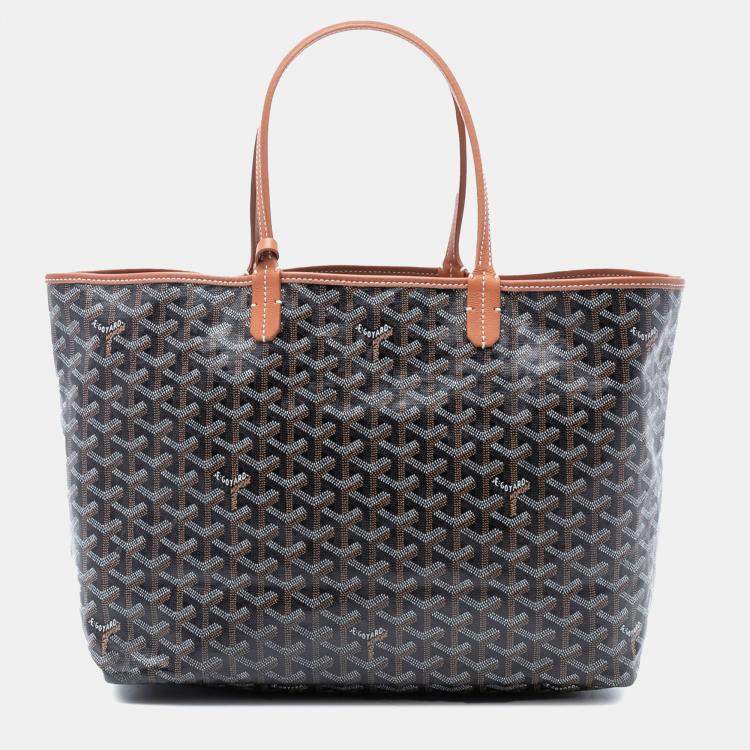 مملوكة مسبقًا Goyard Black Goyardine Saint Louis PM